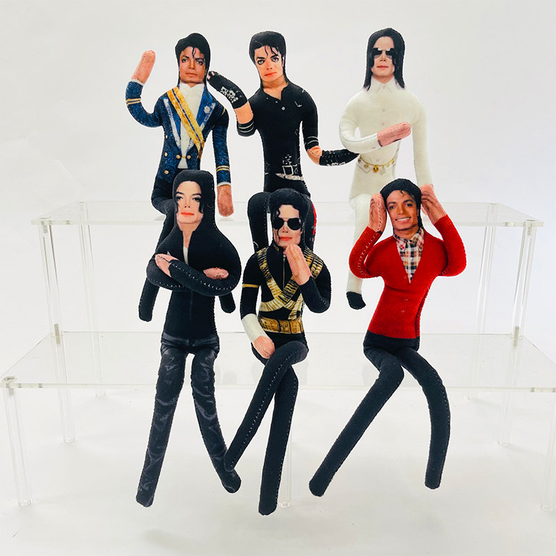 Cosplay Fire Prop - 6 figurines en peluche Michael Jackson