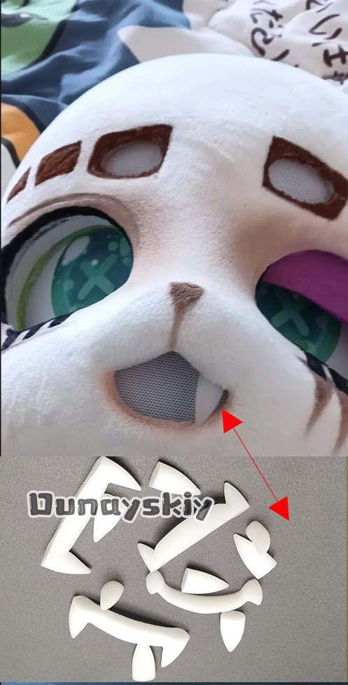 Cosplay Prop 3D Print Settings - Furry impression 3D Kemono Fursuit fausses