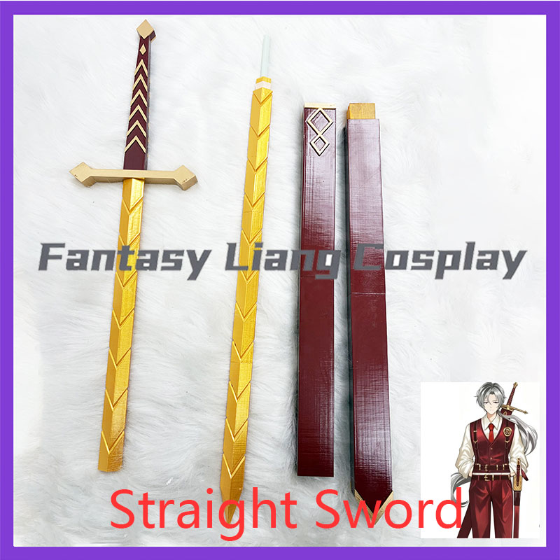 Cosplay Prop Dagger - Épée droite avec fourreau pour cosplay