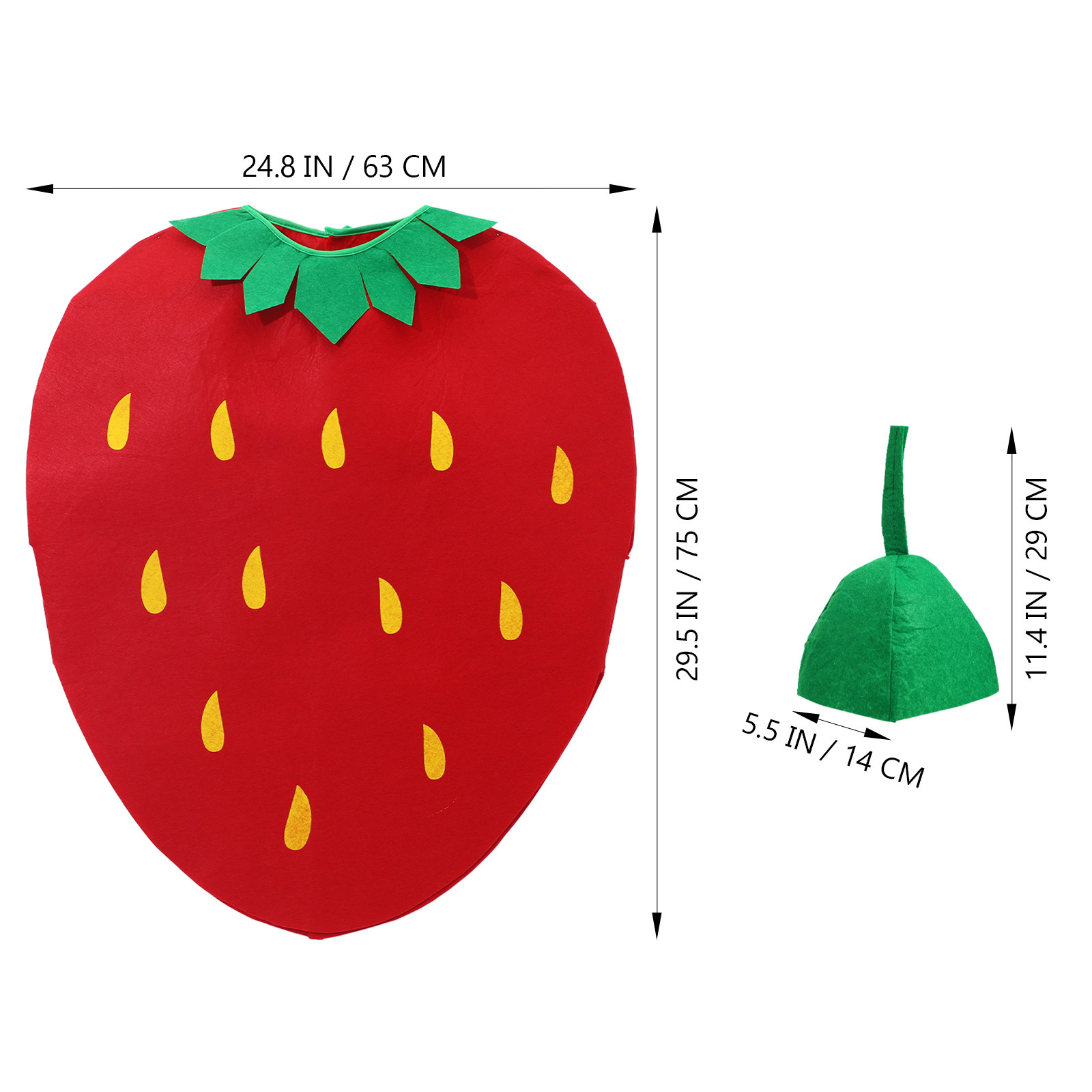 1 pièce, costume de fraise pou - Easy Cosplay Prop avis et prix